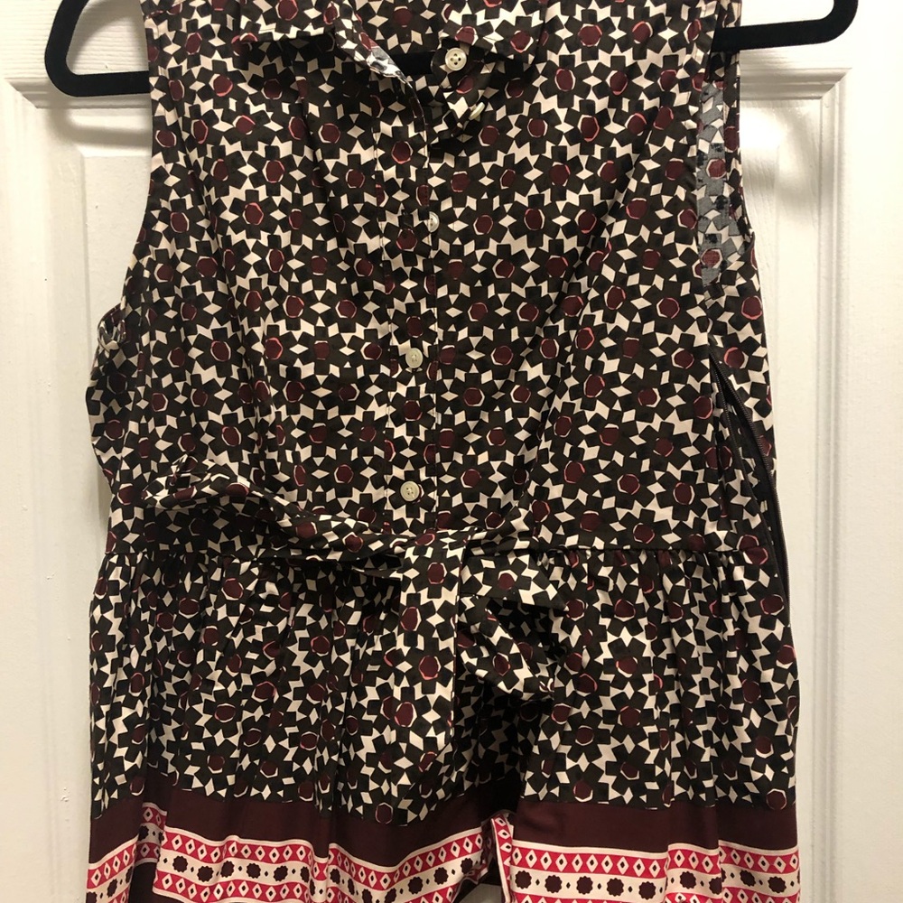 Kate Spade Mosaic Poplin Top